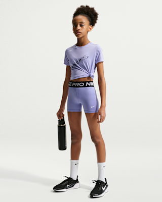 Nike Pro Girls' Shorts. Nike.com